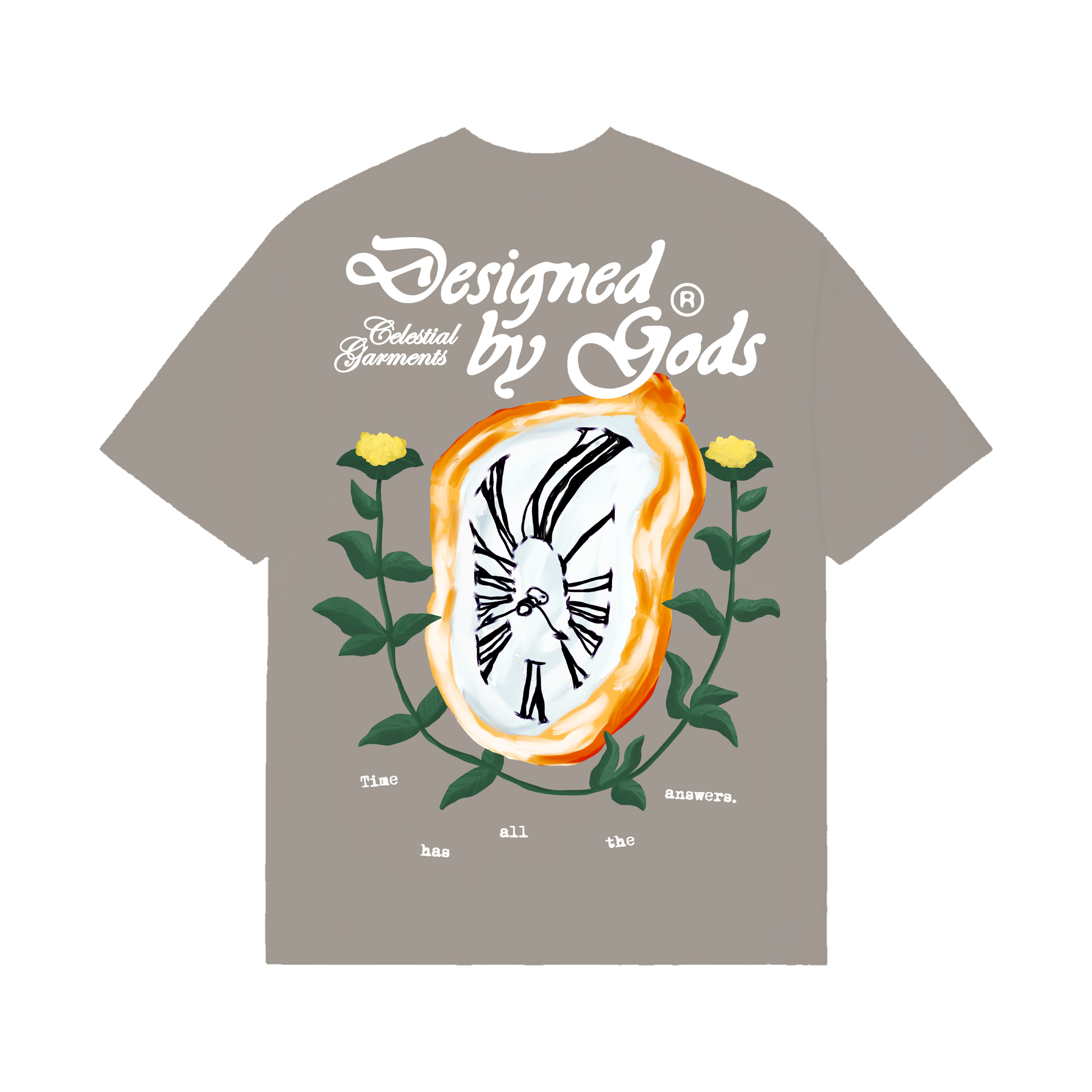 MELTING CLOCK TEE – Designed by Gods
